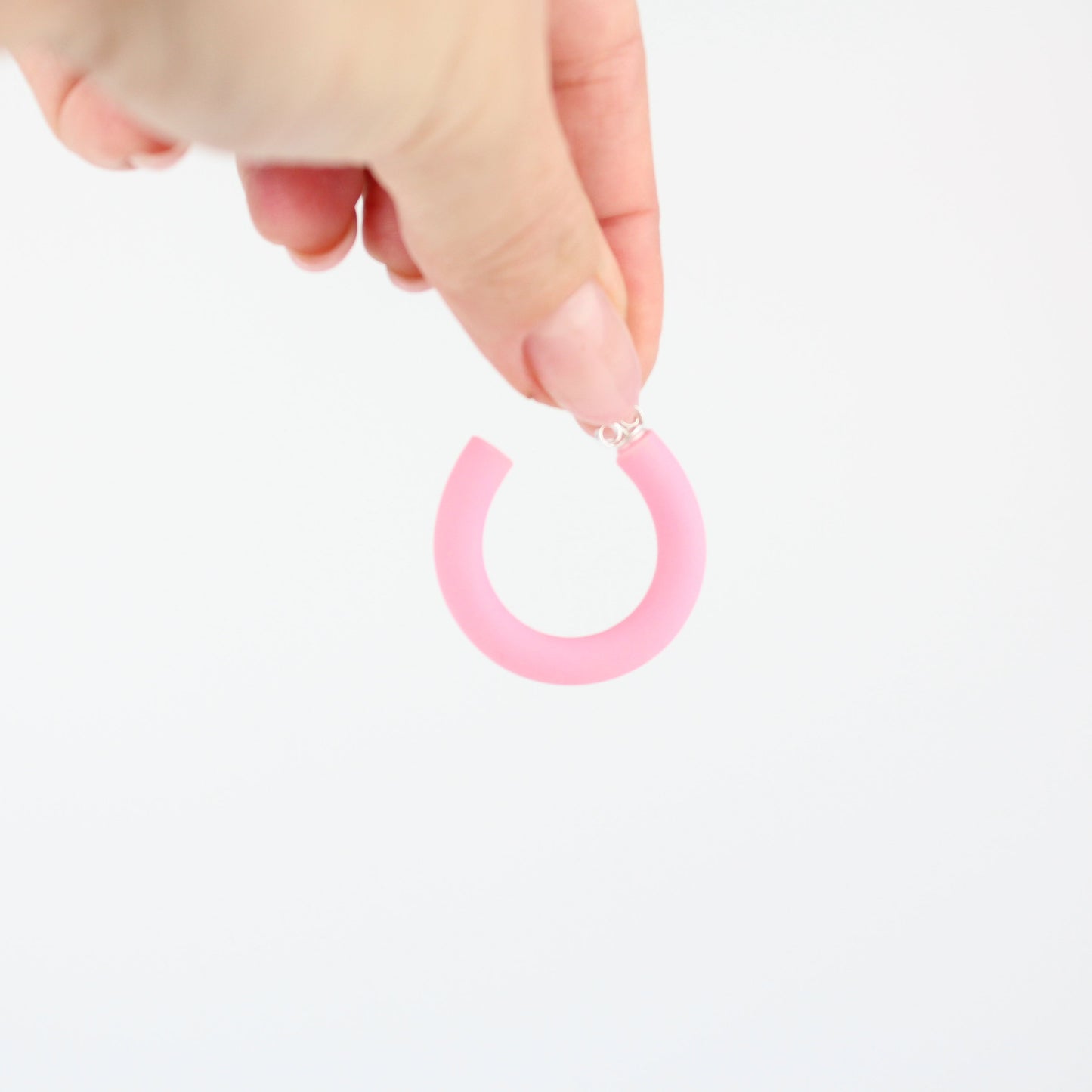 Candy Hoops | Bubblegum pink - Atelier Anda