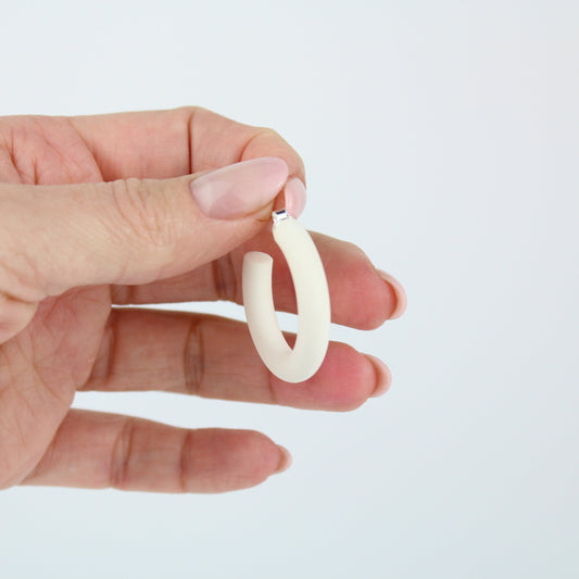 Candy Hoops | Wolkenweiß - Atelier Anda