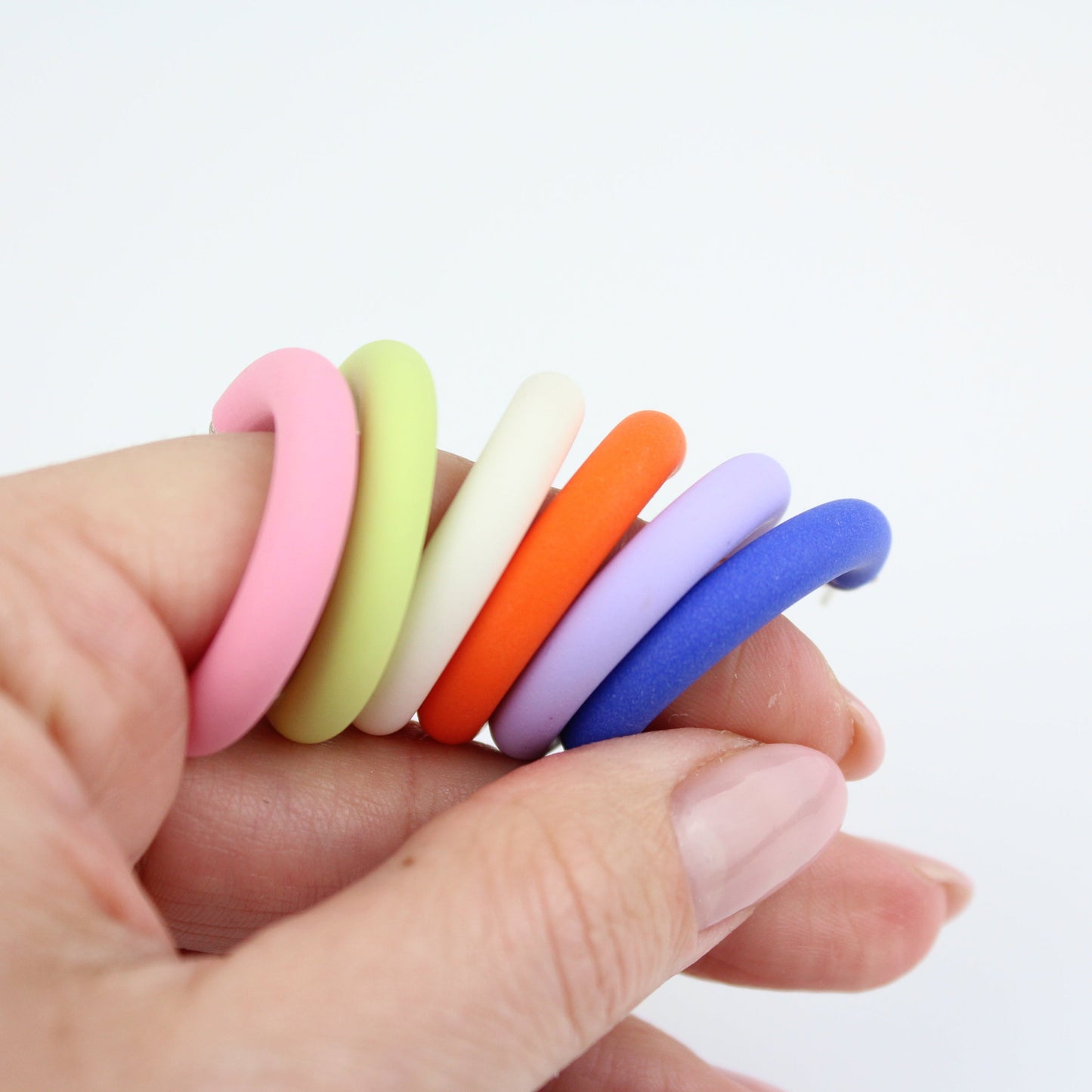 Candy Hoops | Fliederlila - Atelier Anda