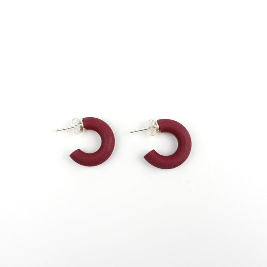 Mini Candy Hoops | Weinrot - Atelier Anda