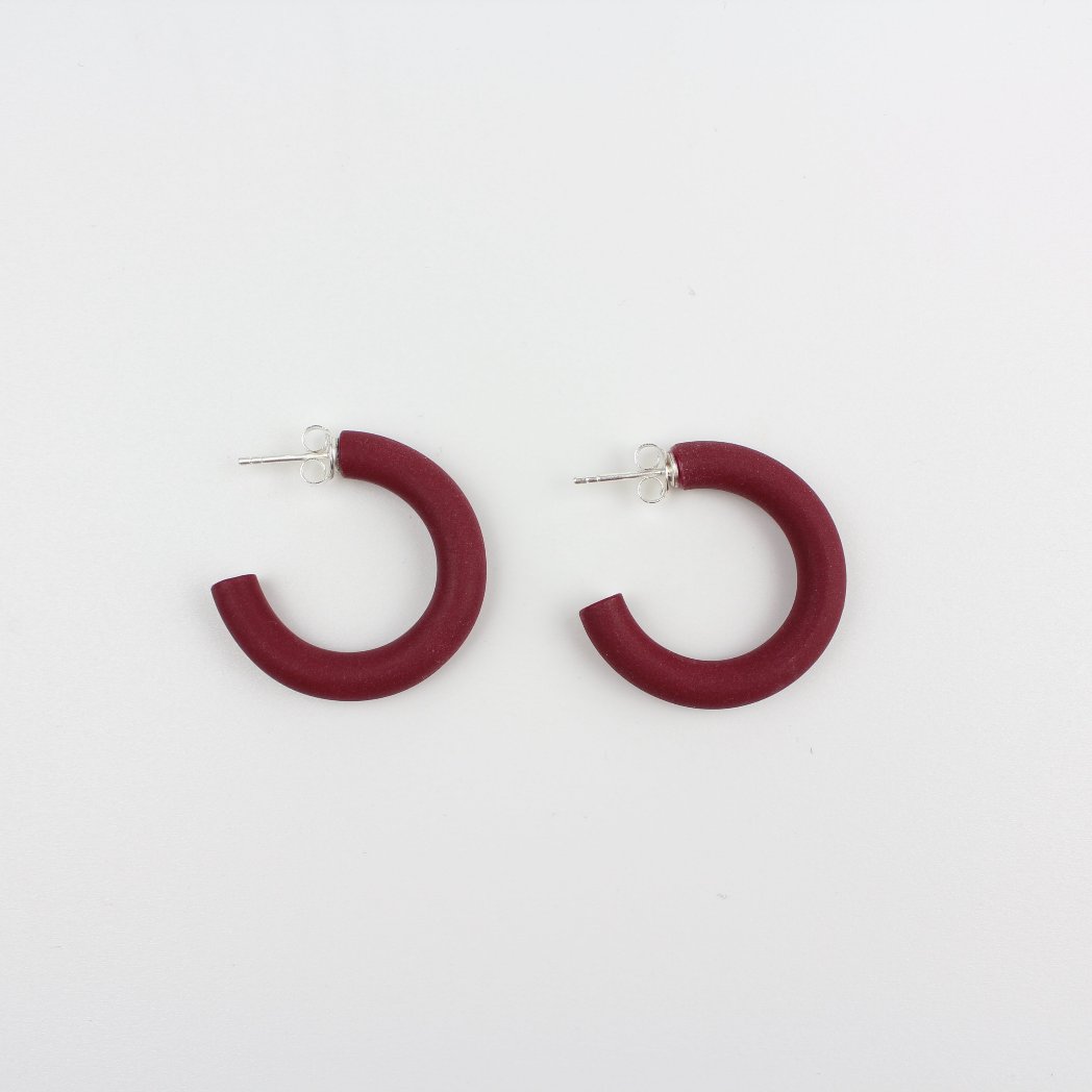 Candy Hoops | Weinrot - Atelier Anda