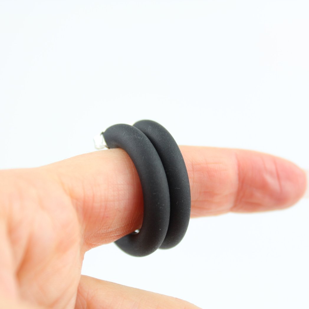 Candy Hoops | Espresso Schwarz - Atelier Anda