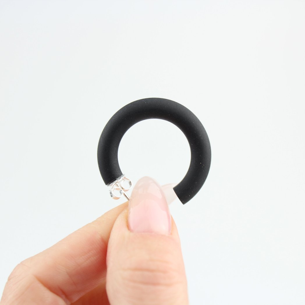 Candy Hoops | Espresso Schwarz - Atelier Anda