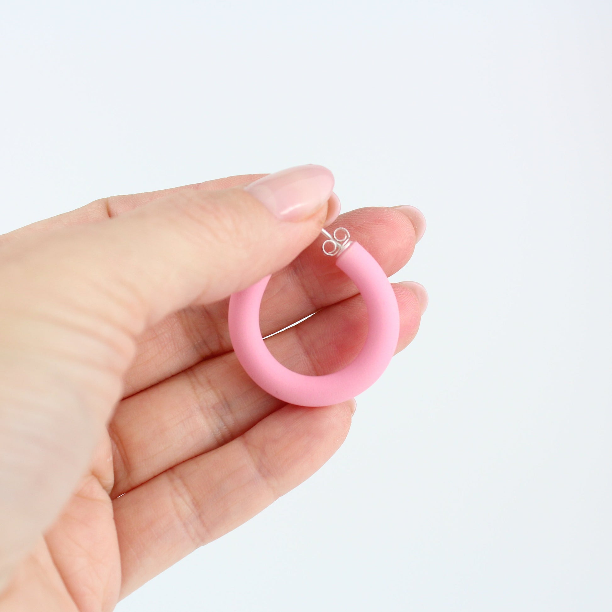 Candy Hoops | Bubblegum pink - Atelier Anda