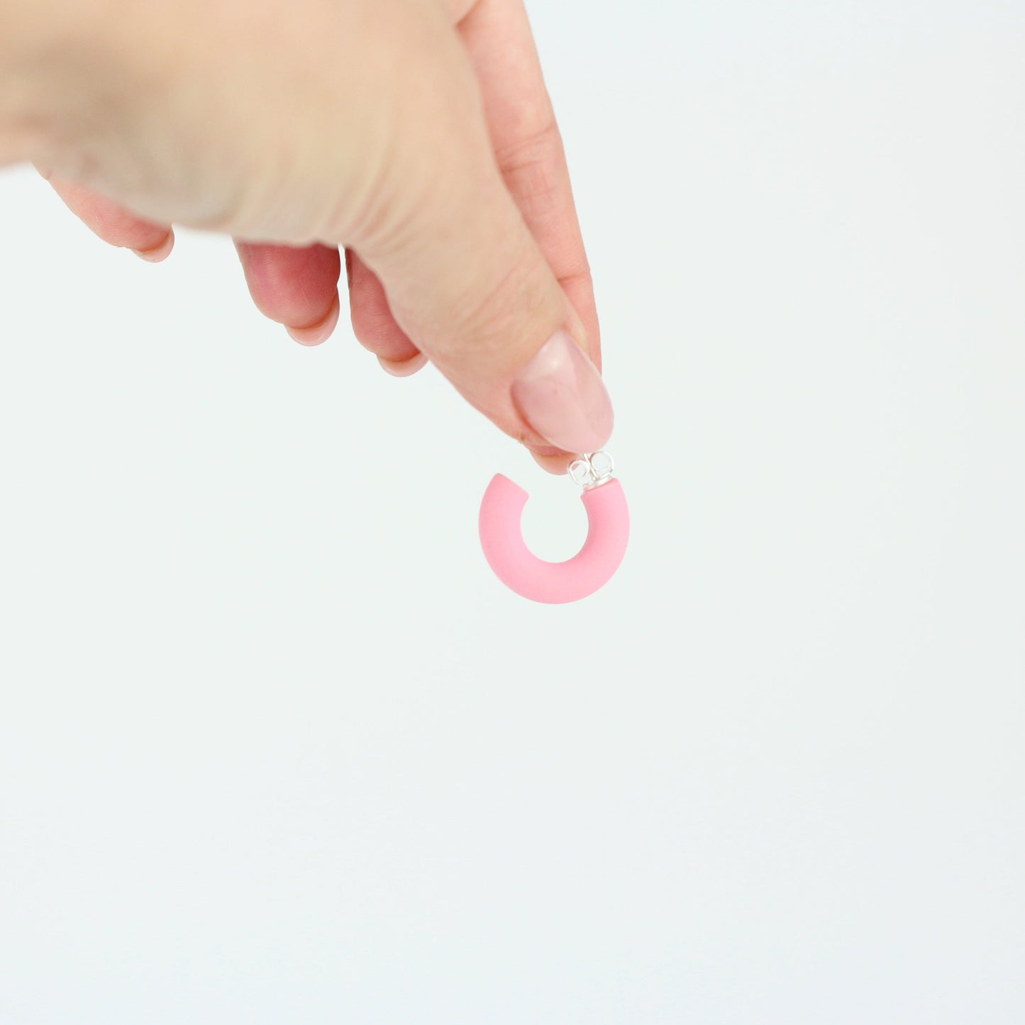 Mini Candy Hoops | Bubblegum pink - Atelier Anda