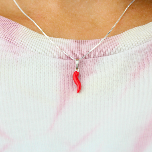 Cornicello Kette | ATELIER ANDA x studio ciao | silber | limited edition - Atelier Anda