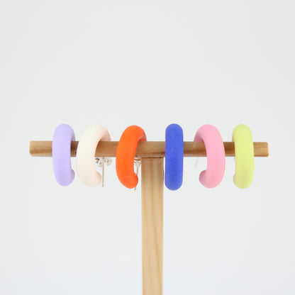 Mini Candy Hoops | Wolkenweiß - Atelier Anda