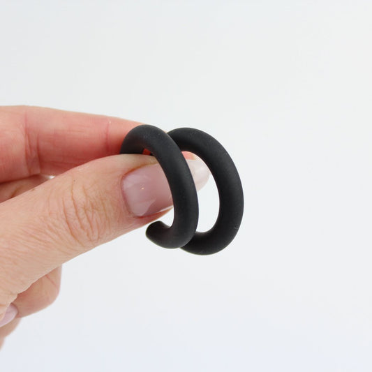 Candy Hoops | Espresso Schwarz - Atelier Anda