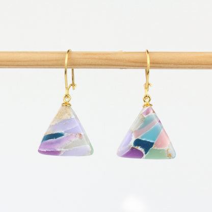 Isabella Ohrringe - Dreiecke mit einzigartigem Muster