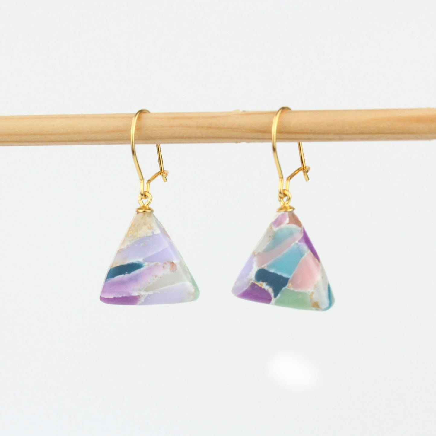Isabella Ohrringe - Dreiecke mit einzigartigem Muster