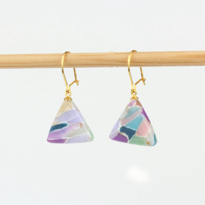 Isabella Ohrringe - Dreiecke mit einzigartigem Muster