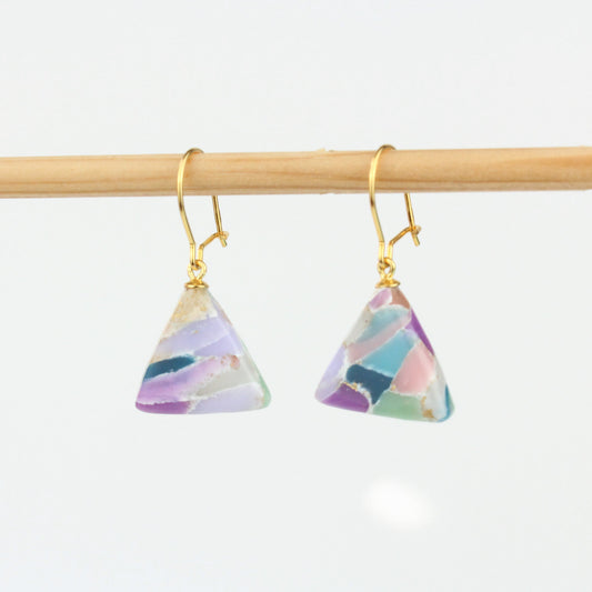 Isabella Ohrringe - Dreiecke mit einzigartigem Muster