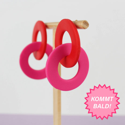 Loops | rot & pink - Atelier Anda