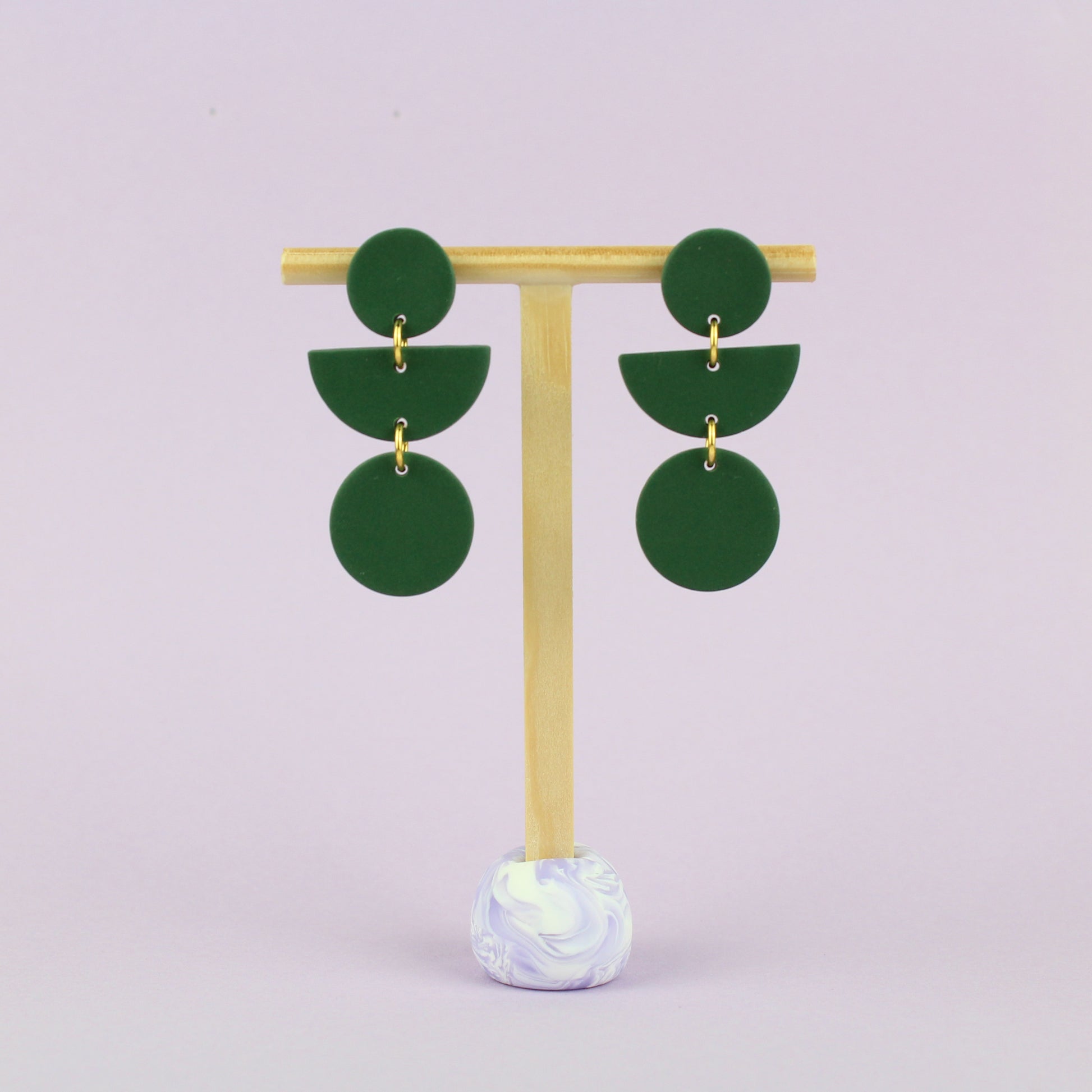 Shapes #2 | dunkelgrün - Atelier Anda
