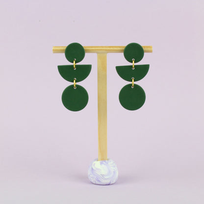 Shapes #2 | dunkelgrün - Atelier Anda