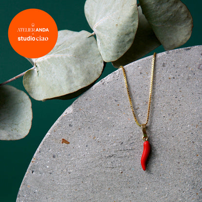 Cornicello Kette | ATELIER ANDA x studio ciao | limited edition - Atelier Anda